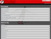 Tablet Screenshot of gokickball.com